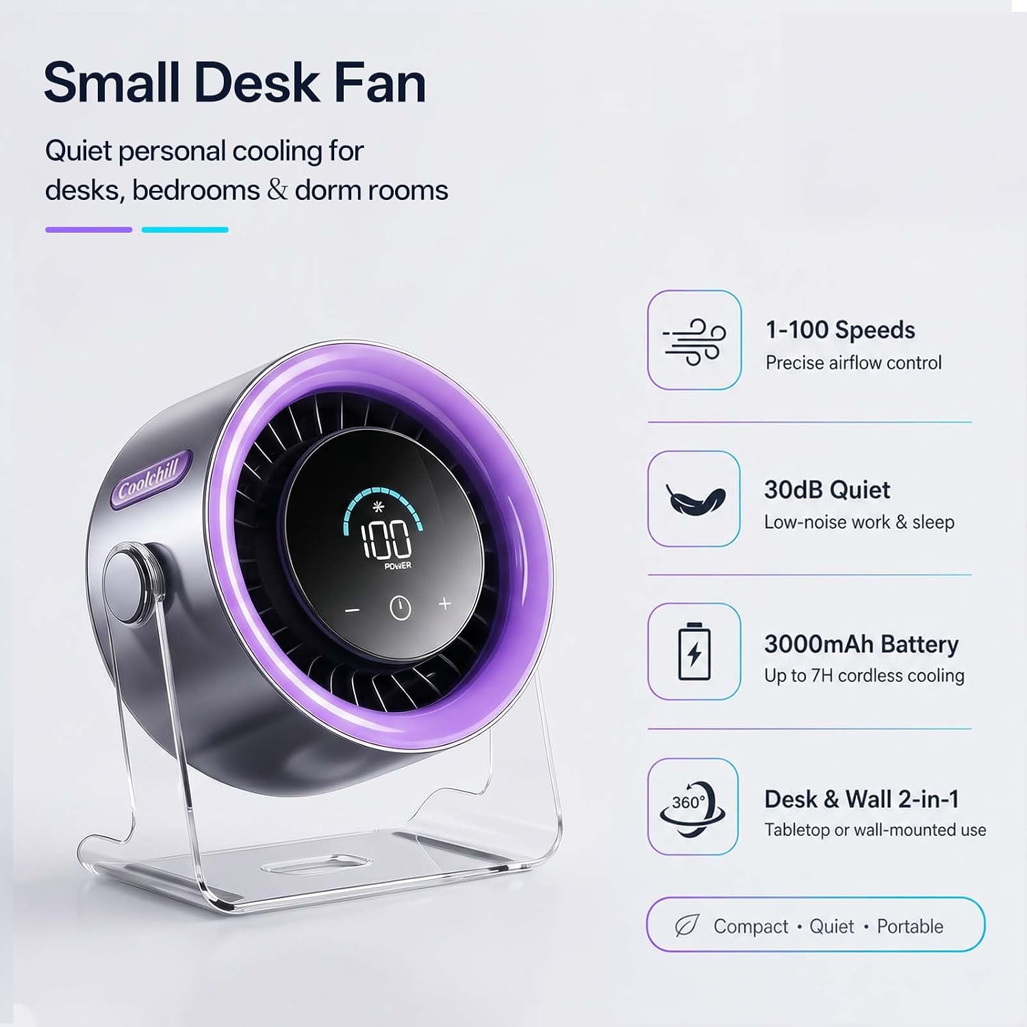 Coolhill Desk Fan detail
